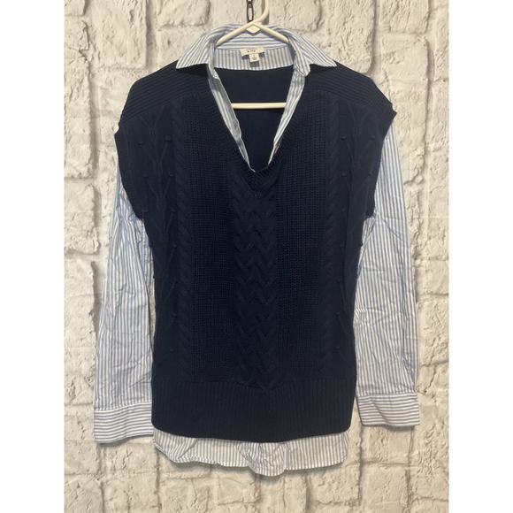 NEW Crown & Ivy Sweater Vest Shirt Small - Picture 9 of 12